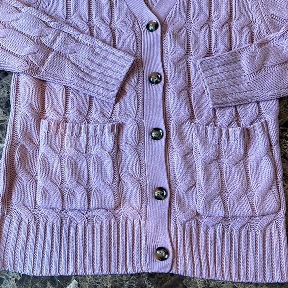 2XL Very warm Pink Cardigan Sweater - Picture 2 of 5